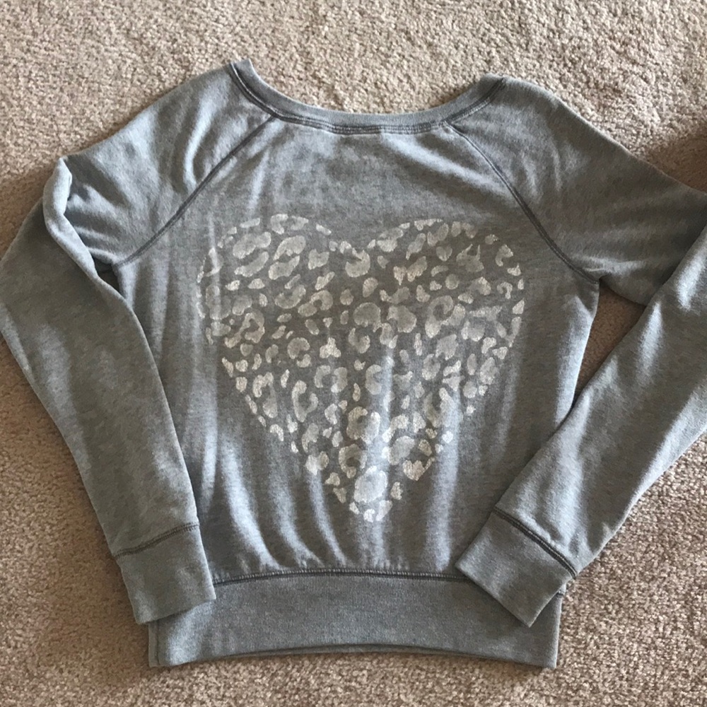 PINK Grey Sweatshirt - Picture 3 of 3
